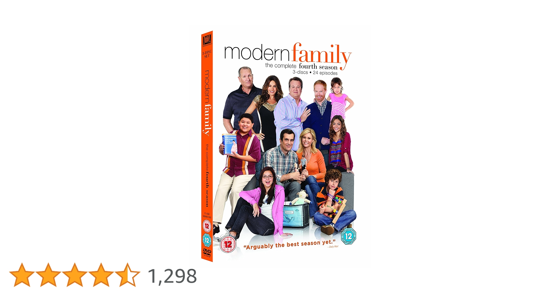 モダンファミリー　modern family 海外版　DVDコンプリートセット Amazon.co.jp: Modern Family: Season 1 [Widescreen] [4 Discs